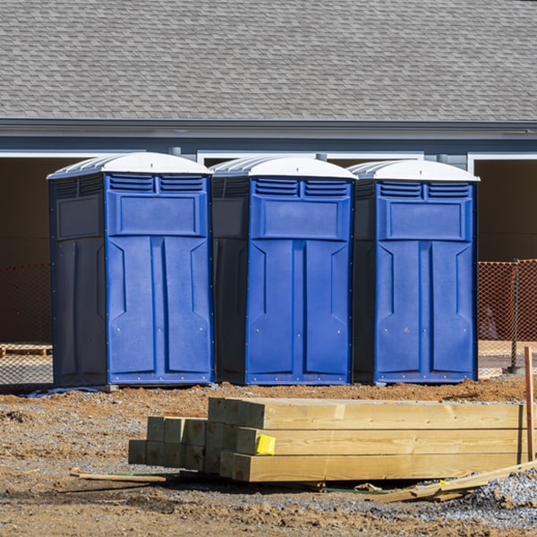 how can i report damages or issues with the portable toilets during my rental period in Pocahontas